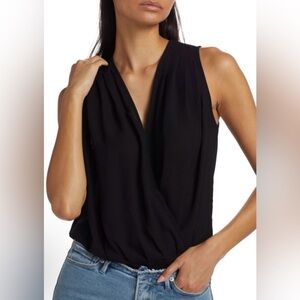 Good American Women’s Georgette Blouson Wrap‎ Bodysuit Size 2